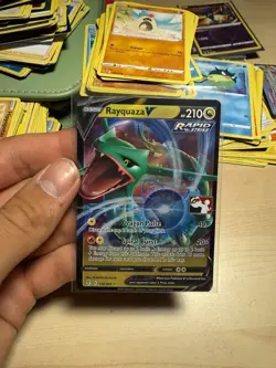 Rayquaza V - 110/203 - Pokemon Evolving Skies Prize Pack Series Play Promo NM - Image 1