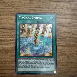 *** MAGICAL SPRING *** ORIGINAL SECRET RARE 1ST EDITION DUEA-EN065 YUGIOH! - Image 1