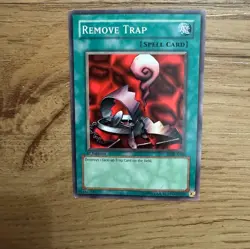 Remove Trap SDJ-034 1st Edition Yugioh Moderately played - Image 1
