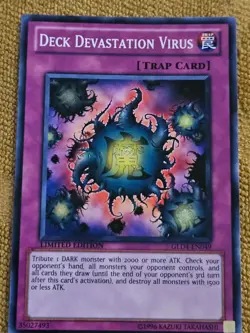 Yugioh Deck Devastation Virus GLD4-EN049 Limited Edition - Image 1