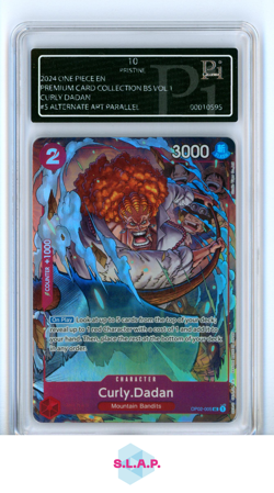 CURLY. DADAN ONE PIECE OP02-005 2024 OP02 ALTERNATE ART ENGLISH PI 10 - Image 1