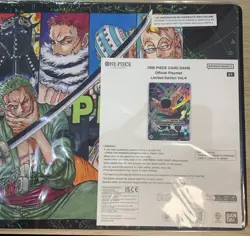 One Piece TGC Official Playmat Vol.4 Eng Inglese Tappeto + Carta Zoro OP12-020 L - Image 4