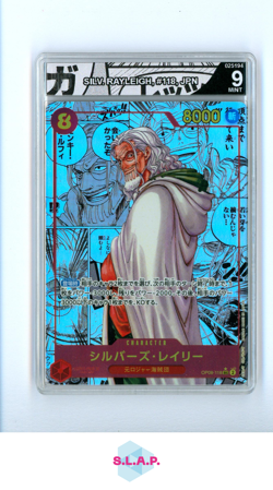 SILVERS RAYLEIGH ONE PIECE OP08-118 2024 TWO LEGENDS MANGA RARE JAPANESE CGS 9 - Image 1