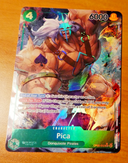 ONE PIECE ENGLISH CARD GAME HOLO CARTE PICA OP05-032 SR ALT EN ** - Image 1