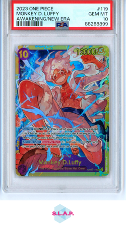 MONKEY D. LUFFY ONE PIECE OP05-119 2023 OP05 - ENGLISH PSA 10 - Image 1