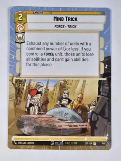 Mind Trick - (Regular Hyperspace) Star Wars Unlimited: LOF Rare 466 - Image 1