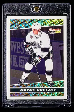 Wayne Gretzky RARE BLACK GOLD FOIL INVESTMENT CARD Los Angeles Kings SP HOF - Image 1