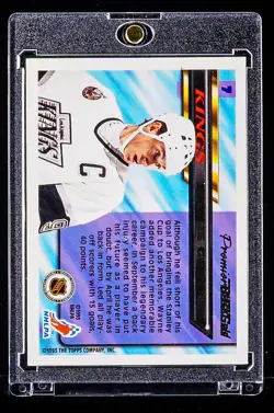 Wayne Gretzky RARE BLACK GOLD FOIL INVESTMENT CARD Los Angeles Kings SP HOF - Image 2