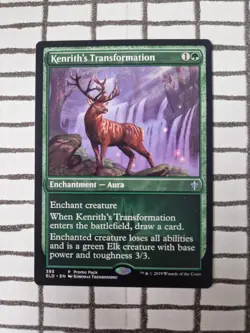 Kenrith's Transformation promo Throne of Eldraine MTG Magic The Gathering - Image 1