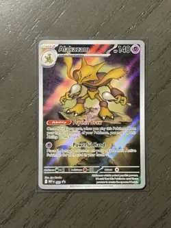 Pokemon Card TCG - Alakazam MEP 009 Mega Evolution Promo Near Mint - Image 1
