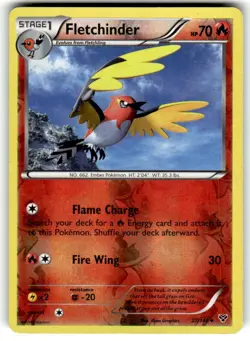 Fletchinder 27/146 XY Reverse Holo (See Photos) Pokemon Card LP - Image 1
