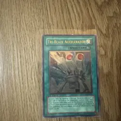 Yugioh Tri-Blaze Accelerator FOTB-EN041 Ultimate Rare 1st Ed HP - Image 1