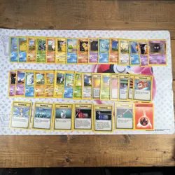 Lot of 37 Pokemon Base Set Cards Non Holo Collection Vintage WotC LP/NM #47 - Image 1