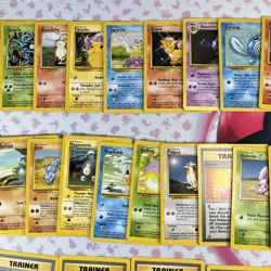 Lot of 37 Pokemon Base Set Cards Non Holo Collection Vintage WotC LP/NM #47 - Image 4