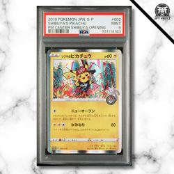 Pokemon Card Japanese - Shibuya's Pikachu #002 - Pokemon Center - PSA 9 - Image 1