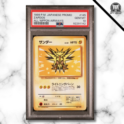 Pokemon Card Japanese - Zapdos Promo ANA #145 - All Nippon Airways - PSA 10 - Image 1