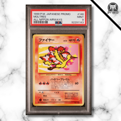 Pokemon Card Japanese - Moltres Promo ANA #146 - All Nippon Airways - PSA 9 - Image 1