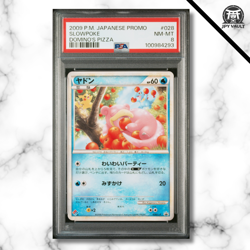 Pokemon Card Japanese - Slowpoke Promo #028 - Domino's Pizza - PSA 8 - Image 1