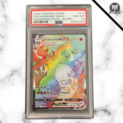 Pokemon Card English - Charizard Vmax Hyper #074 - Champion's Path - PSA 10 - Image 1