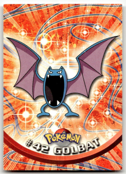Golbat #42 - BLUE LOGO - NON-HOLO - SERIES 1 - Topps Pokemon Card - Image 1