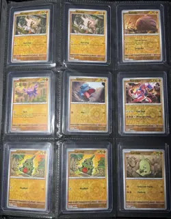 Lot of 189 Reverse Holo Foil Pokemon Cards SSP JTG PAR SVI PRE OBF DRI - Image 1