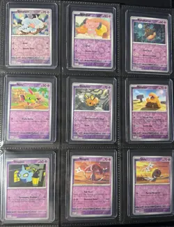 Lot of 189 Reverse Holo Foil Pokemon Cards SSP JTG PAR SVI PRE OBF DRI - Image 4
