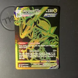 Pokemon Rayquaza VMAX TG29/TG30 Secret Rare Holo Swsh12 Silver Tempest Vmax Card - Image 1