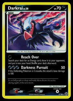 Pokemon Card - Darkrai Great Encounters 3/106 Rare Reverse Holo - Image 1