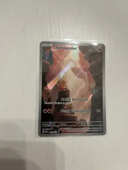 Pokemon TCG Scarlet & Violet Charmander Holo Card 168/165 NM/M Condition - Image 2