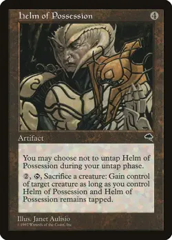 Helm of Possession Tempest PLD Artifact Rare MAGIC GATHERING CARD ABUGames - Image 1