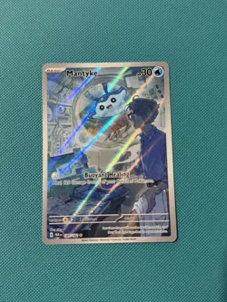 Mantyke 189/182 Paradox Rift Illustration Rare Mint Condition Pokemon Card TCG - Image 1