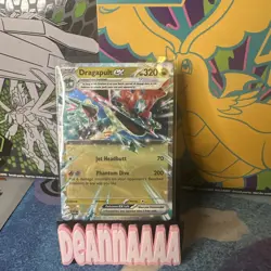 Pokemon Twilight Masquerade Holo Double Rare Card Dragapult EX 130/167 SV06 - Image 1