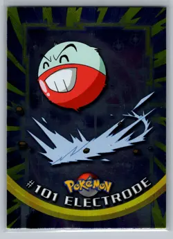 Electrode #101 Topps Pokemon Card - Foil - Blue Logo - NM - Image 1