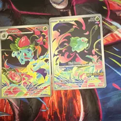 Nintendo Pokemon TCG Mixed Card Lot Bulbasaur Ivysaur Mega Venusaur Holo English - Image 4