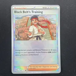 Black Belt's Training - 098/131 Poke Ball - Prismatic Evolutions - Pokemon Card - Image 1