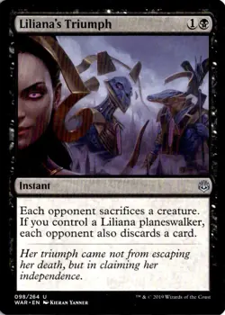 Liliana's Triumph U War of the Spark 98 NM - LP - Image 1