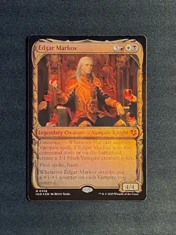 Edgar Markov Showcase Foil M 0328 Innistrad Remastered INR MTG NM - Image 1