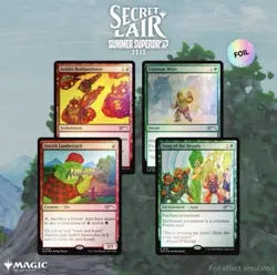 Magic: The Gathering Secret Lair Summer Superdrop 2025 Foil Goblin Bombardment - Image 1