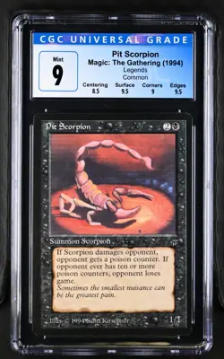 PIT SCORPION Legends C CGC 9 MTG [Nostalgium] - Image 1