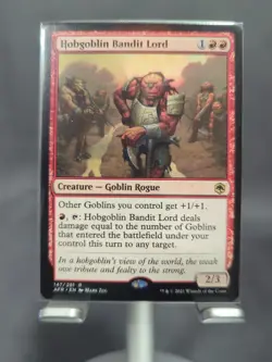 MTG Hobgoblin Bandit Lord 147/281 Adventures in the Forgotten Realms AFR - Image 1