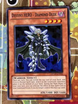 Yugioh Destiny HERO - Diamond Dude RYMP-EN033 NM - Image 1