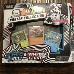 Pokemon TCG Black Bolt White Flare Poster Collection - POSTER & PROMOS ONLY - Image 1