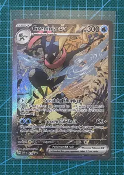 Pokemon TCG Greninja Ex 132 Scarlet & Violet Promo English - Image 1