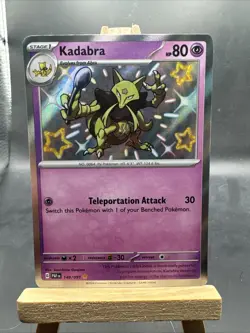 Kadabra 149/091 Paldean Fates Shiny Rare Pokemon TCG 🔮 - Image 1