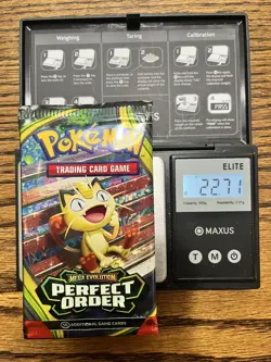 HEAVY 22.71g Pokemon Tcg Perfect Order Booster Pack - Image 1
