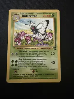 Pokemon TCG Butterfree Base Set 2 Uncommon Card 34/130 Excellent - Image 1