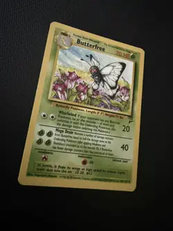 Pokemon TCG Butterfree Base Set 2 Uncommon Card 34/130 Excellent - Image 2