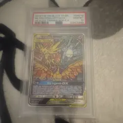 Pokemon TCG Moltres & Zapdos & Articuno GX Black Star Promo Holo PSA 10 #SM210 - Image 1