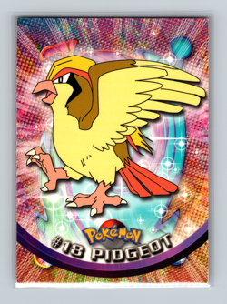 Pokemon Card - Pidgeot #18 - Topps Series 1 - Black Logo - Image 1