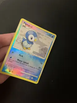 Piplup 93/130 PL Pokemon Cards Stamped Reverse Holo Rare Diamond & Pearl Promo - Image 2